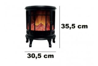 CHIMENEA EFECTO LUZ