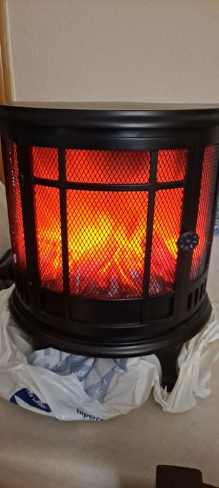 CHIMENEA EFECTO LUZ
