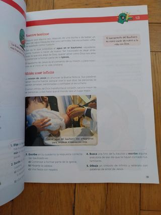 Libro Religión 3 de primaria