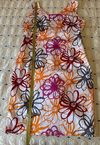 Vestido Torio estampado. Talla 46