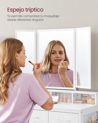 ESPEJO DE TOCADOR VASAGLE NUEVO