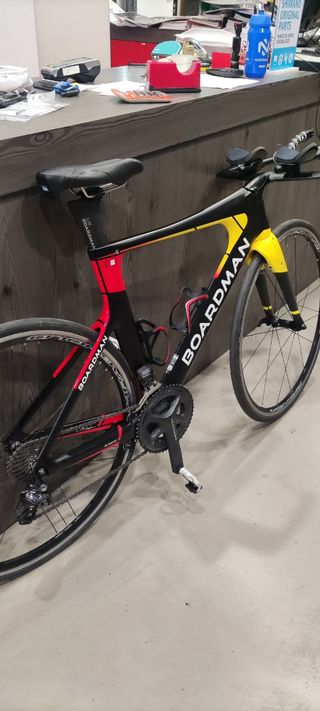 Bicicleta triatlon boardman talla S