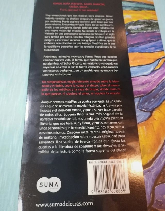 Libro Aunque seamos malditas EugeniaRico