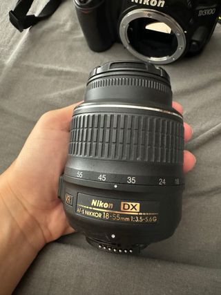 Nikon d3100 + objetivo