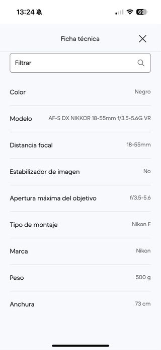 Nikon d3100 + objetivo