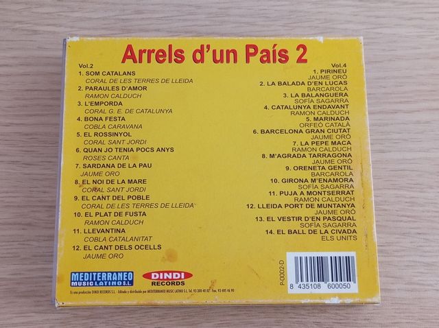 CD Arrels d'un país, Havaneres, Relaxation.