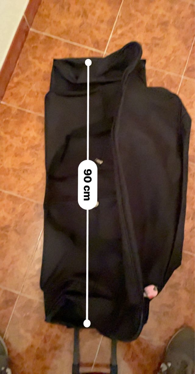 Maleta grande con duedas plegable