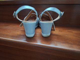 Sandálias Prateadas