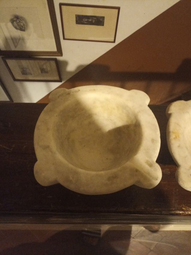 Morteros de mármol antiguos