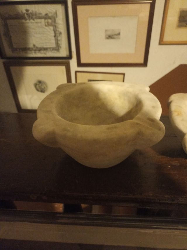 Morteros de mármol antiguos
