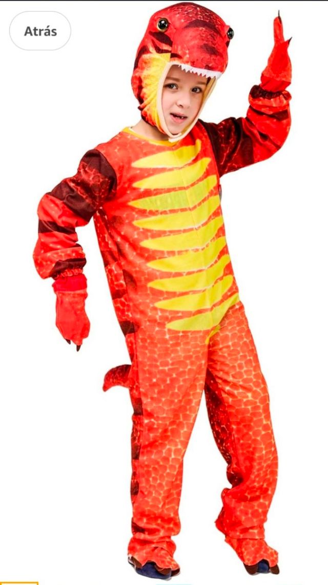 Disfraz dinosaurio dragón