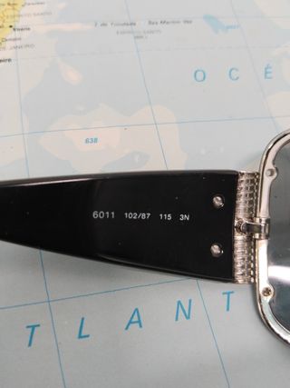 Gafas Bulgari Año 2000 Vintage Og Negras