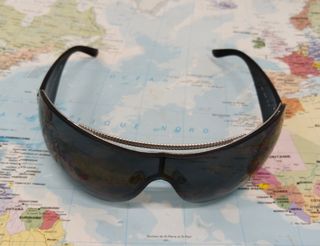 Gafas Bulgari Año 2000 Vintage Og Negras