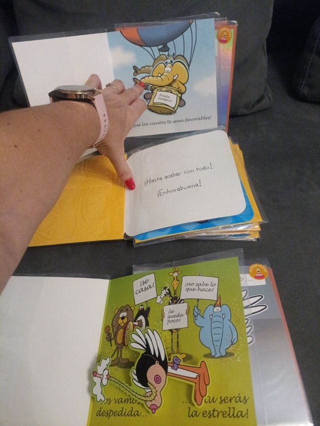 Tarjetas de despedida de solteria