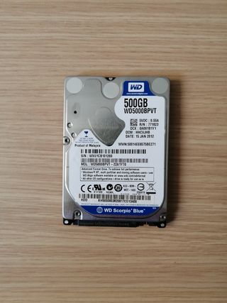 Disco duro de portátil 500 GB