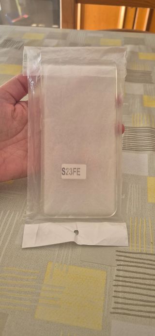 Custodia trasparente S23 FE nuova