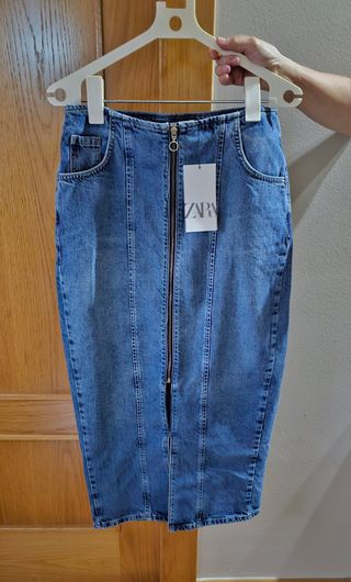 Falda zara 