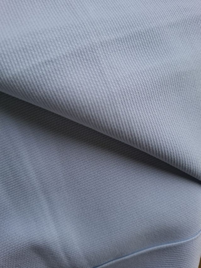 Scampoli di cotone piquet 1000 righe celeste