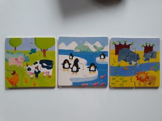 Puzzle dúo animal infantil