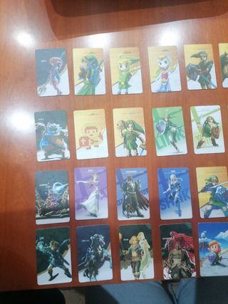 Cartas amiibo Zelda 