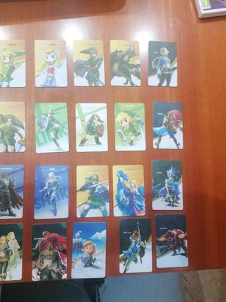 Cartas amiibo Zelda 