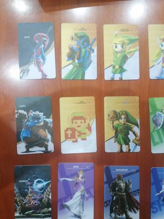 Cartas amiibo Zelda 