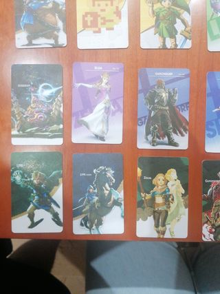 Cartas amiibo Zelda 