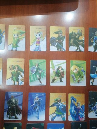 Cartas amiibo Zelda 