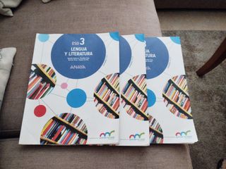 Libros de lengua 3 eso Anaya