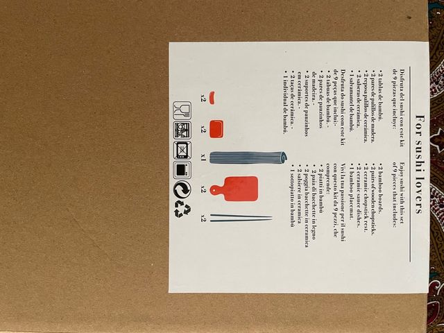 Kit para comer Sushi