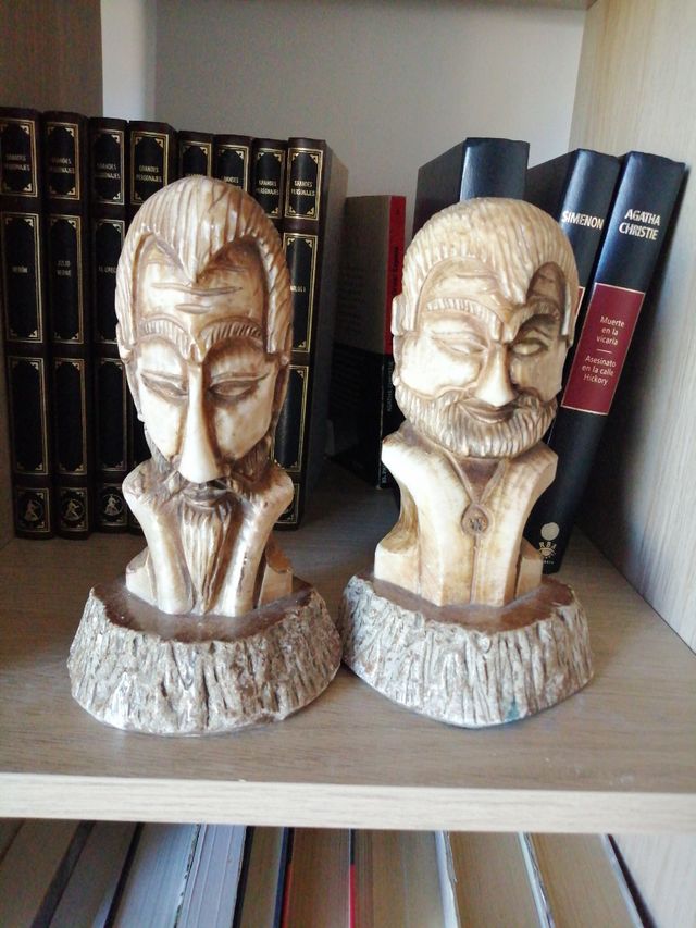 Sujetalibros Quijote y Sancho