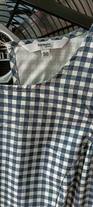 Vestido verano cuadros vichy