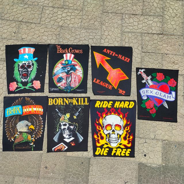 7 Toppe Harley Davidson back skull