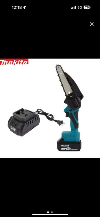mini motosierra sierra makita electrica 18V 6" 
