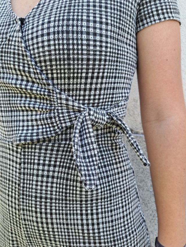 Mono Vichy corto Bershka