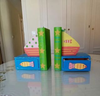 Set di 2 separatori di libri