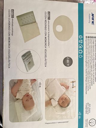 Cojin ergonómico antiahigo y plagioencefalia