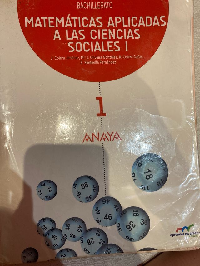 libro mate 1 de bachiller