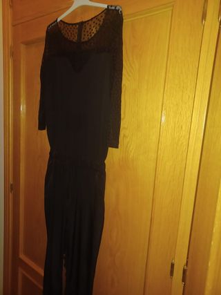 Mono negro de mujer fiesta