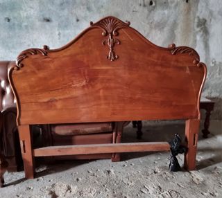 Muebles castaño, cómoda, mesillas, cabecero