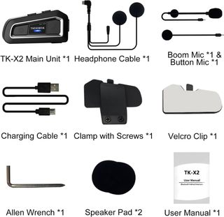 Intercomunicador Moto Thokwok TK-X2