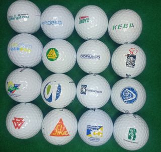 Bolas golf logos. Lote 12