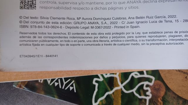 Libros de Biología y Geología 3 ESO 9788414306246