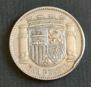 1 Peseta PLATA - 1933 - II República 