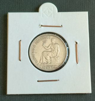 1 Peseta PLATA - 1933 - II República 
