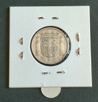 1 Peseta PLATA - 1933 - II República 
