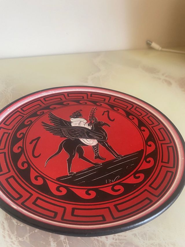 Piatto da appendere in terracotta