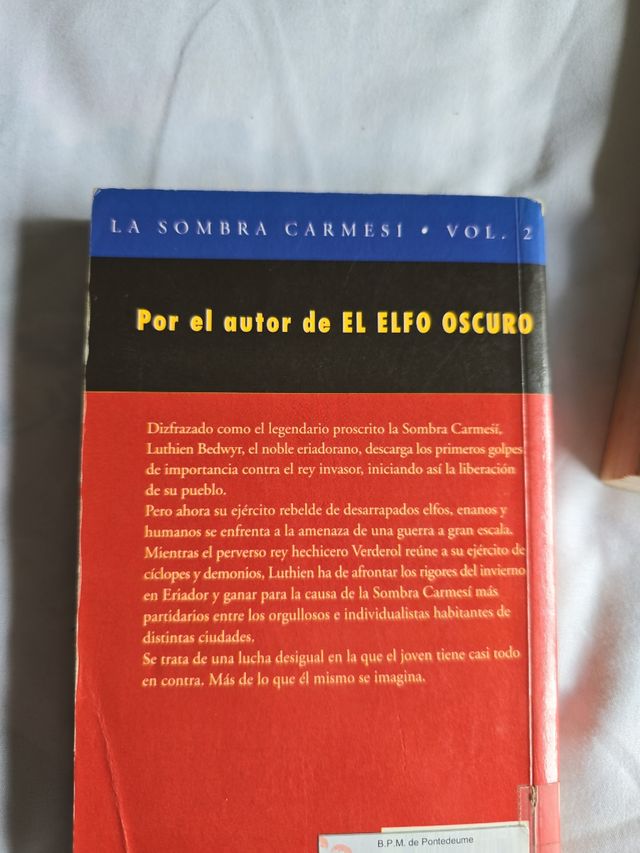 La sombra carmesí R.A. Salvatore serie