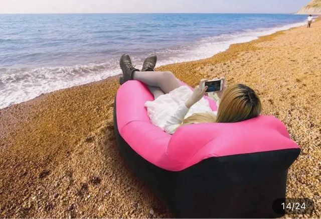 Tumbona inflable versatil