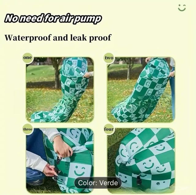 Tumbona inflable versatil